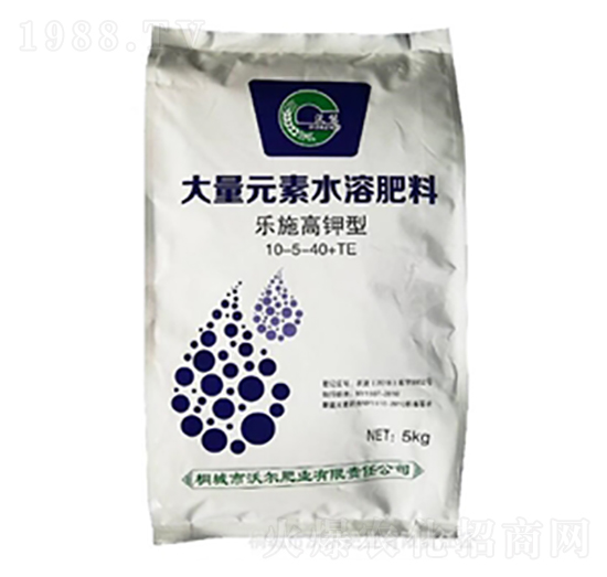 5kg��ʩ����ʹ���Ԫ��ˮ�ܷ�10-5-40+TE-�֠��ʘI(y��)