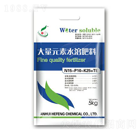 5kg����Ԫ��ˮ�ܷ���15-10-25+TE-���S