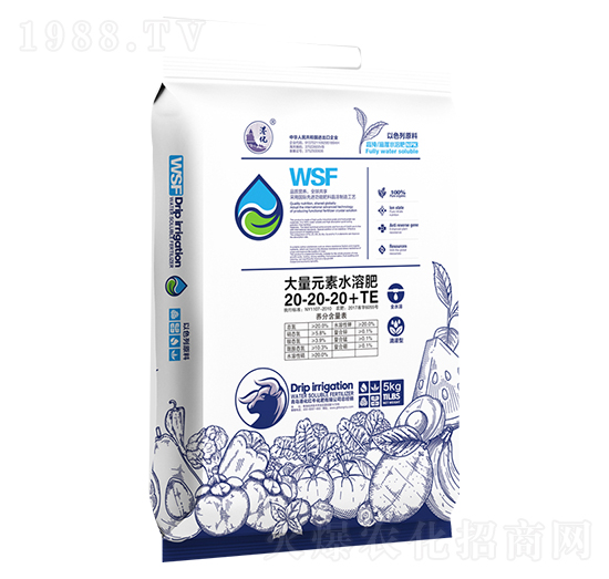 5kg����Ԫ��ˮ�ܷ�20-20-20+TE-�h(yu��n)�󱊵�