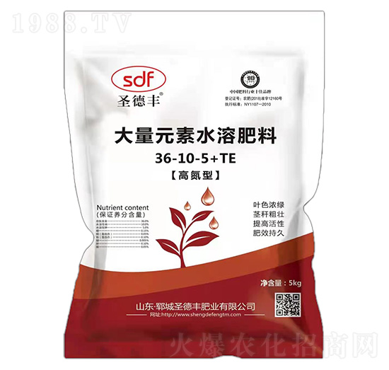 �ߵ��ʹ���Ԫ��ˮ�ܷ���36-10-5+TE ʥ���S