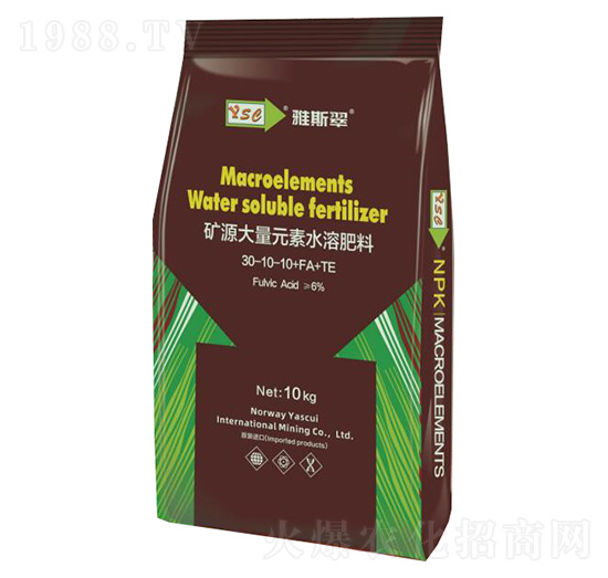 �VԴ����Ԫ��ˮ�ܷ���30-10-10+FA+TE-��˹��