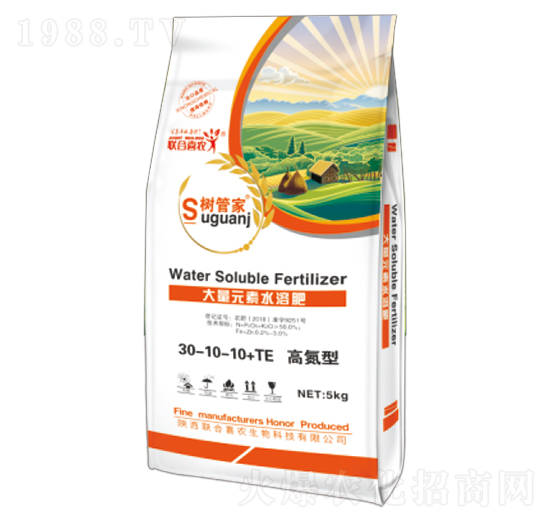 �ߵ��ʹ���Ԫ��ˮ�ܷ���30-10-10+TE-��(sh��)�ܼ�-(li��n)��ϲ�r(n��ng)