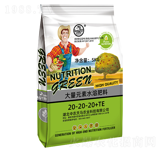 5kg����Ԫ��ˮ�ܷ���20-20-20+TE-���r(n��ng)���R
