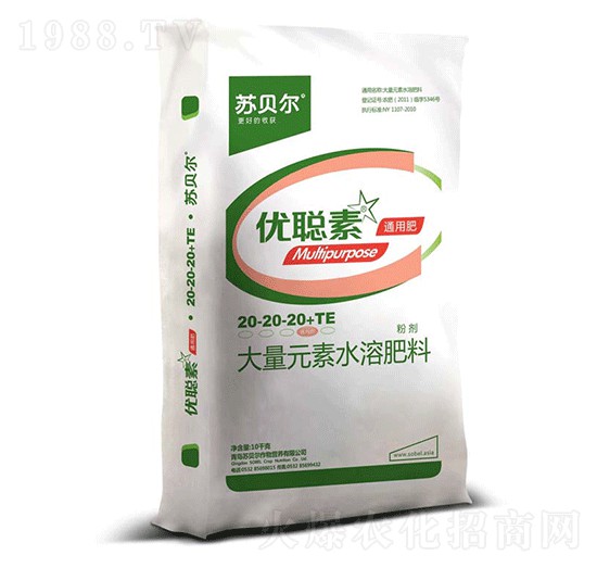 ͨ���͌��ô���Ԫ��ˮ�ܷ���20-20-20+TE-��(y��u)��-�崺�r(n��ng)�Y