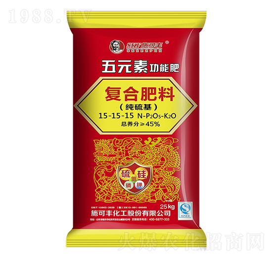 25kg��Ԫ�ع��܏�(f��)�Ϸ���15-15-15-ِ�󻯹�
