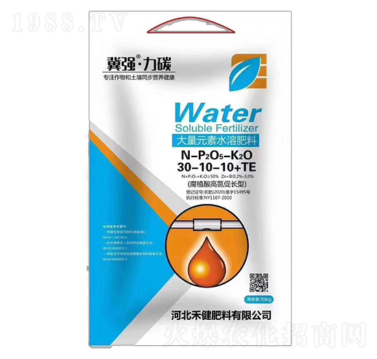 ��ֲ��ߵ����L�ʹ���Ԫ��ˮ�ܷ���30-10-10+TE-��������̼-�̽�����