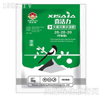 平衡型大量元素水溶肥20-20-20-喜活力-喜上家