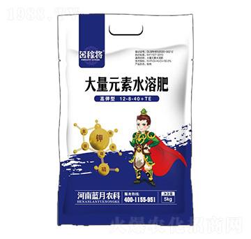 高鉀型大量元素水溶肥料12-8-40+TE-田稼將-藍(lán)月農(nóng)科