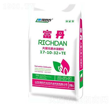 大量元素水溶肥17-10-32+TE-富丹-綠四方