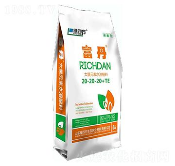 5kg大量元素水溶肥20-20-20+TE-富丹-綠四方