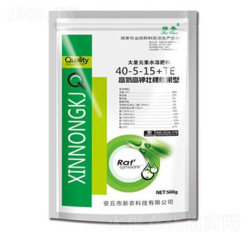 大量元素水溶肥料40-5-15+TE-瑞春-魯安新農(nóng)