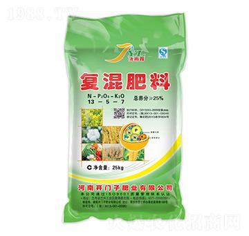 復(fù)混肥料13-5-7-澆雨露-開門子