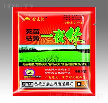 死苗枯黃一夜綠-金太陽肥業(yè)