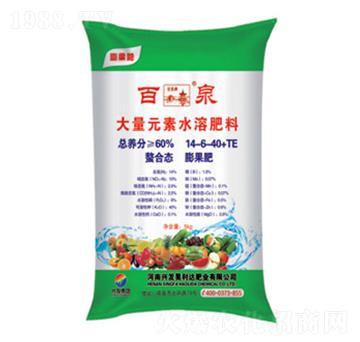 大量元素水溶肥料14-6-40+TE-百泉-興發(fā)昊利達