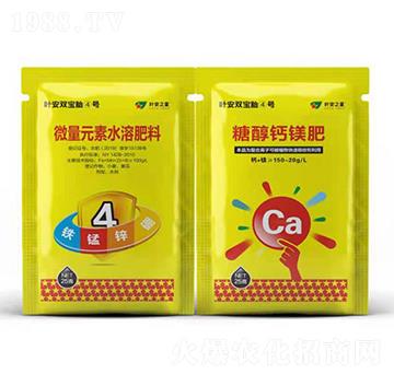 微量元素水溶肥料+糖醇鈣鎂肥-葉安雙寶胎④號(hào)-葉安之星