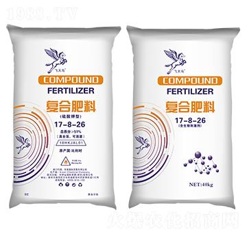 硫酸鉀型復(fù)合肥料17-8-26-飛天馬-中鉀鹽