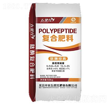 高塔肽酶經(jīng)典復(fù)合肥料15-5-25-五梁紅