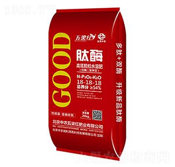 高塔顆粒水溶肥18-18-18-肽酶-五梁紅