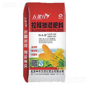 控釋摻混肥料15-5-30-五梁紅