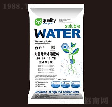 大量元素水溶肥25-15-10+TE-方護(hù)作物