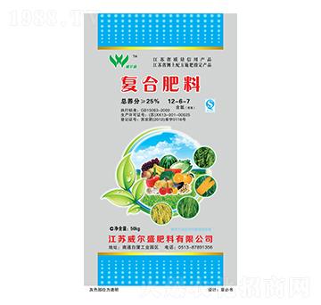 含氯復合肥料12-6-7-威爾盛肥料