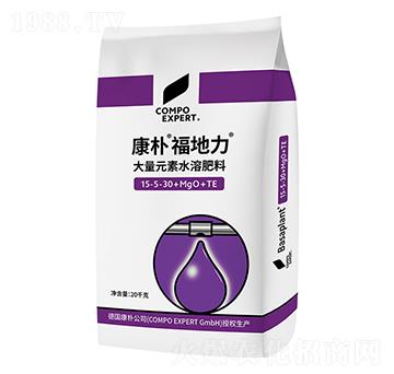大量元素水溶肥15-5-30+MgO+TE-福地力-康樸