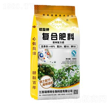 硫酸鉀復合肥料20-10-18-綠悅-億佳農(nóng)肥業(yè)