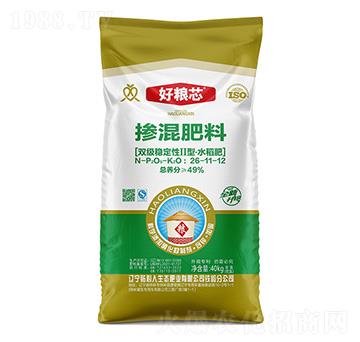 雙級穩(wěn)定性II型·水稻專用摻混肥料26-11-12-好糧芯-貼心人肥業(yè)