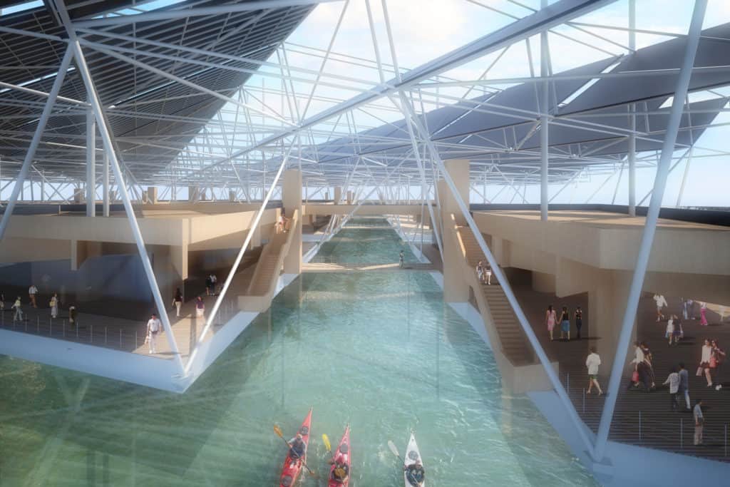 BAST: Bay Area Solar Transit-Hub Proposal for a New Zero Energy Ferry Transit-Hub in Redwood City

Master Thesis by: Jang Ock Kim – M.Arch / Thesis Advisor: Mark Mueckenheim